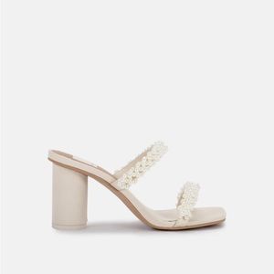 Dolce Vita Noel Heels - Pearl Vanilla Size 6